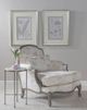 Century® Grand Tour Furniture Satin Accent Table with Polished Steel Base-1