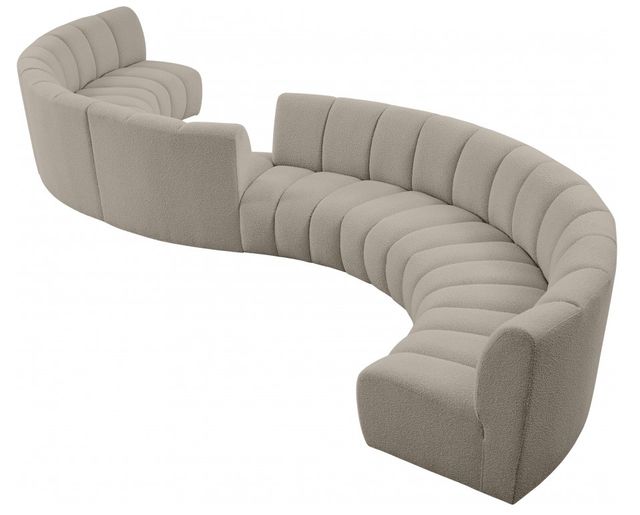 Meridian Furniture Infinity 8-Piece Taupe Modular Sectional-1