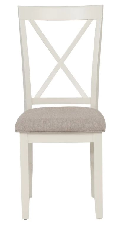 Powell® Jane Gray/Vanilla White Side Chair-3