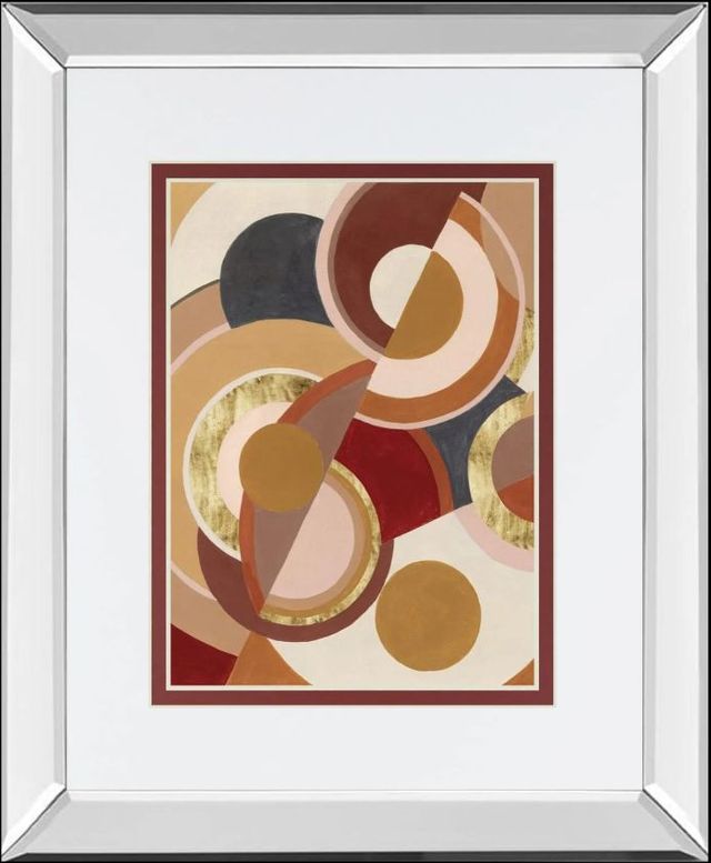 Classy Art Tectonic Earth I by Grace Popp Mirror Framed Wall Art-0