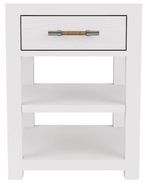 Riverside Furniture White Caps Chairside Table-1