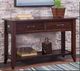 Urban Collections by Yutzy Woodworking Cortland Retreat Cherry Sofa Table with Rich Tobacco Legs-0