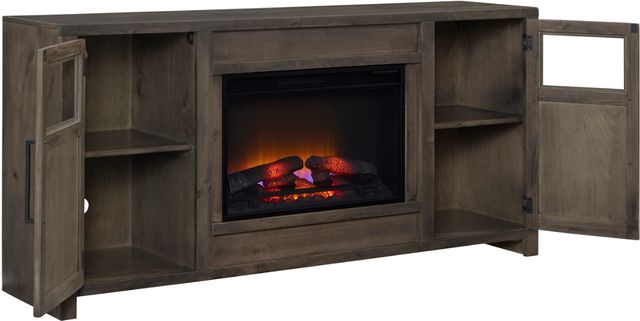 aspenhome® Finnegan Sandy Brown 68" Fireplace Console-0
