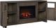 aspenhome® Finnegan Sandy Brown 68" Fireplace Console-0