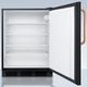Accucold® by Summit® 5.5 Cu. Ft. Black Under the Counter Refrigerator-2