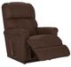 La-Z-Boy® Pinnacle Umber Leather Manual Rocking Recliner-4