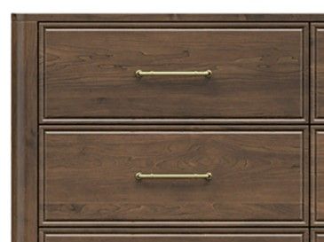 Country View Woodworking Westroom Bedroom Brown Maple 56" Dresser-1