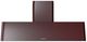 Ilve® Nostalgie II Series 60" Burgundy Wall Mounted Range Hood-0