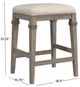 HH2 Home Arabella Brown Counter Stool-2