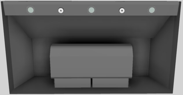 Vent-A-Hood® 42" Gunsmoke Wall Mounted Liner Insert-2