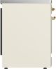 Ilve® Majestic III 30" Antique White Pro Style Induction Range with Triple Glass Door and Brass Trim-4