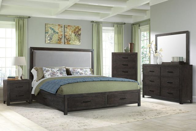 Elements International Shelby Wood Bed-2
