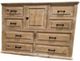 Million Dollar Rustic Ranch 4-Piece Native Pine Full Panel Bed Set-2