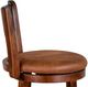 Sunny Designs™ Carriage House Brown 24" Swivel Bar Stool-2