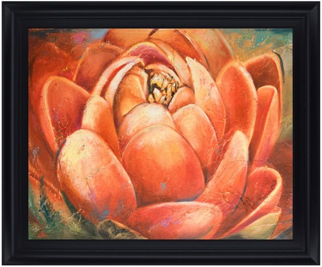 Classy Living Saffron Petal Radiance Wall Art-0