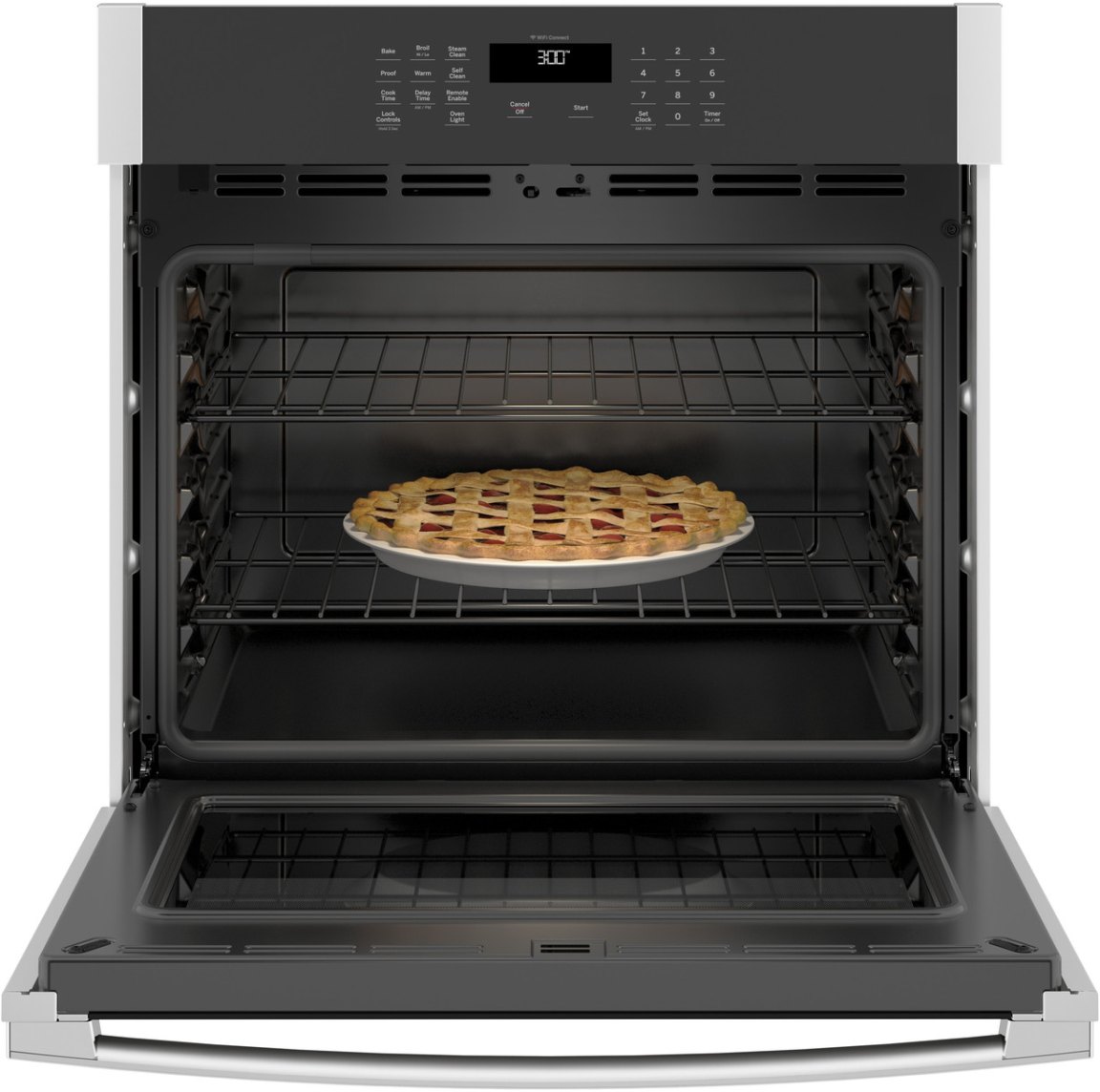 GE 30" Smart Built-In Self-Clean Single Wall Oven - Thumbnail 3