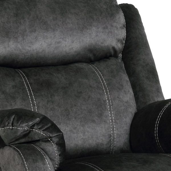 Global Furniture USA U7303 Domino Granite Manual Reclining Sofa-2