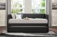 Homelegance® Adra Black Twin Daybed with Trundle-1