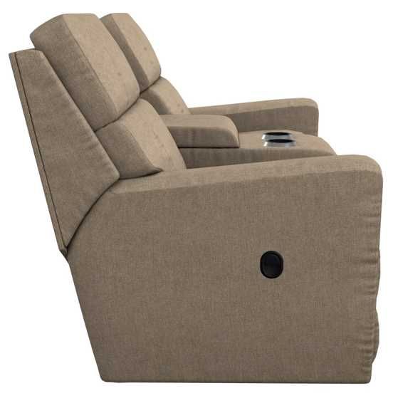 La-Z-Boy® Apollo Khaki Manual Reclining Loveseat with Console-2