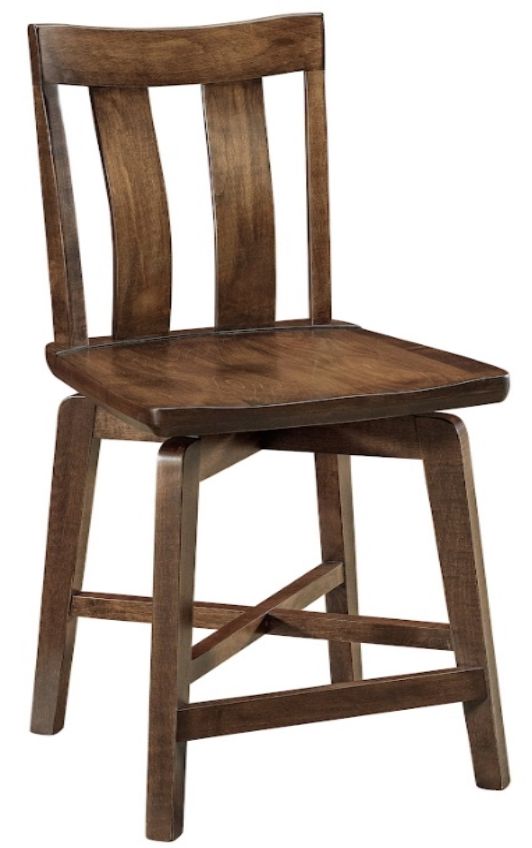 Archbold Furniture Customizable Amish Essentials Florence Swivel Stool-0