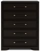 Riverside Furniture Lydia Dark Cabernet 5-Drawer Chest-1
