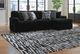 Signature Design by Ashley® Midnight-Madness 3-Piece Onyx Right-Arm Facing Sectional and Chaise-1