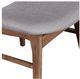 New Classic® Home Furnishings Oscar Dark Gray/Walnut Dining Side Chair-5