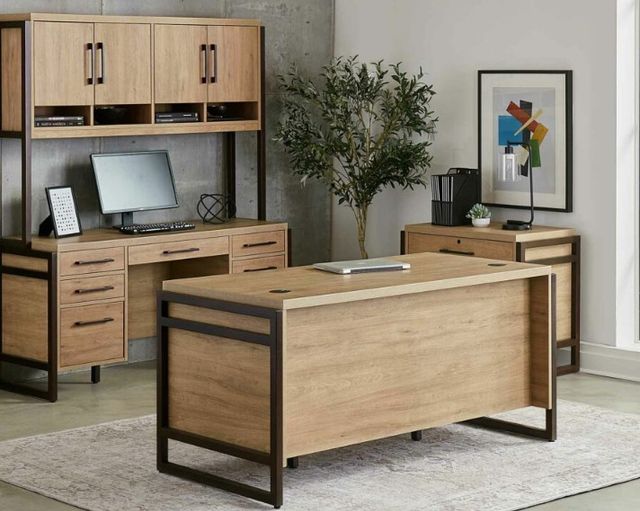 Martin Furniture Mason Monarca Double Pedestal Desk-3