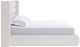 Modus Furniture Formosa Frank Cottage Cheese Queen Upholstered Wingback Platform Bed-3