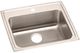 Elkay Lustertone® Lustrous Satin 22'' 1-Hole Single Bowl Drop-in ADA Sink-0