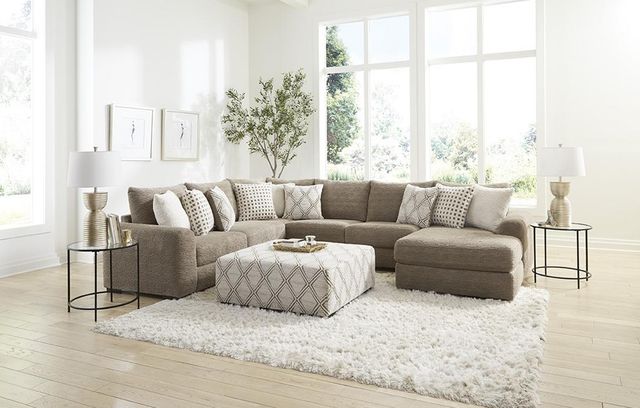 Albany Industries 3-Piece Haven Cocoa Sectional-1