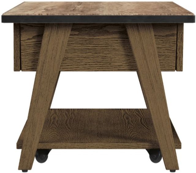 Null Furniture Oak Park Natural Oak Rectangular Cocktail Table-1