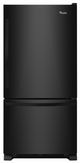 Whirlpool® Gold® 22.1 Cu. Ft. Black Bottom Freezer Refrigerator-0