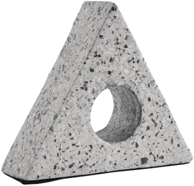 Signature Design by Ashley® Setehen Black/White Triangular Sculpture-0