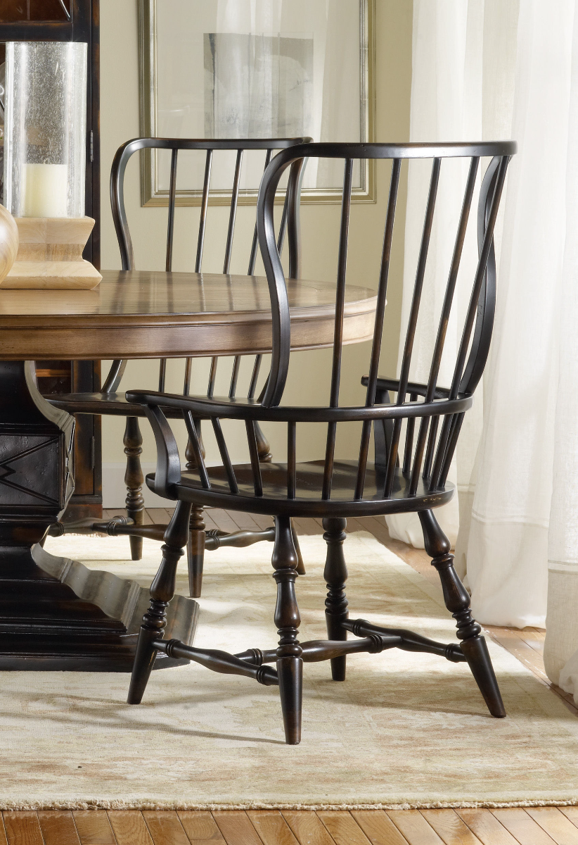 Hooker Furniture Sanctuary Spindle Arm Chair - Thumbnail 3