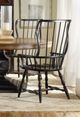 Hooker® Furniture Sanctuary Ebony Spindle Arm Chair-2