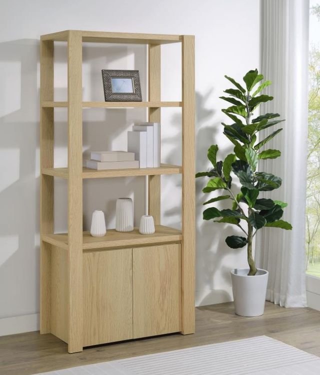 Coaster® Laurelton Light Oak Media Tower Cabinet-1