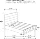 Coaster® Felicity 4-Piece White High Gloss Queen Bedroom Set -5