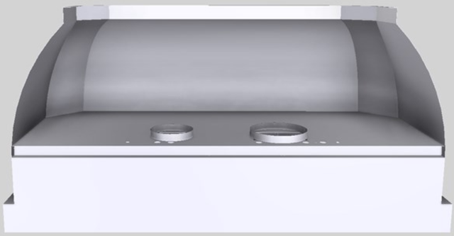Vent-A-Hood® Designer Series 60" White Wall Mounted Range Hood-1