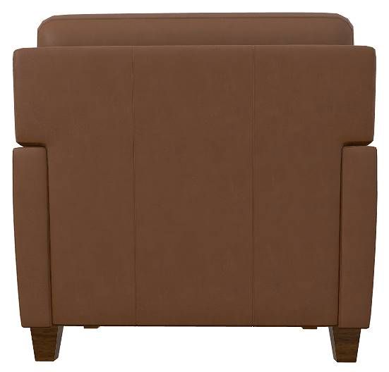 La-Z-Boy® Draper Oak Leather Chair-3