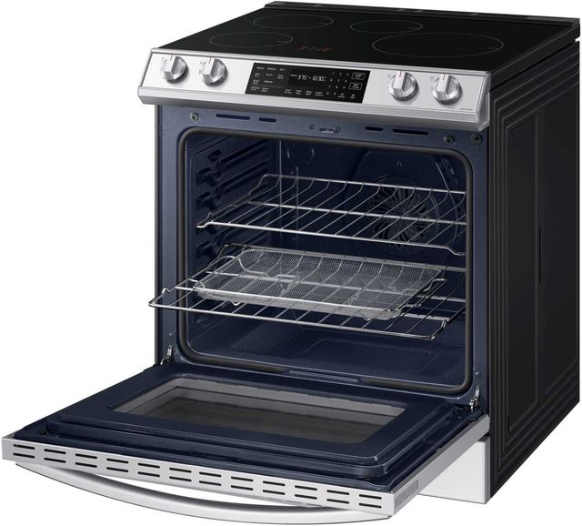 Samsung 30" White Glass Slide In Induction Range-4