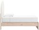 Signature Design by Ashley® Shapella Tan/White Youth Twin Upholstered Panel Bed-3