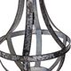 A & B Home Ordway Antique Black Iron Lantern 1-Light Pendant Chandelier-1