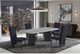 Global Furniture USA D2502 5-Piece Black/Gray Dining Set-1