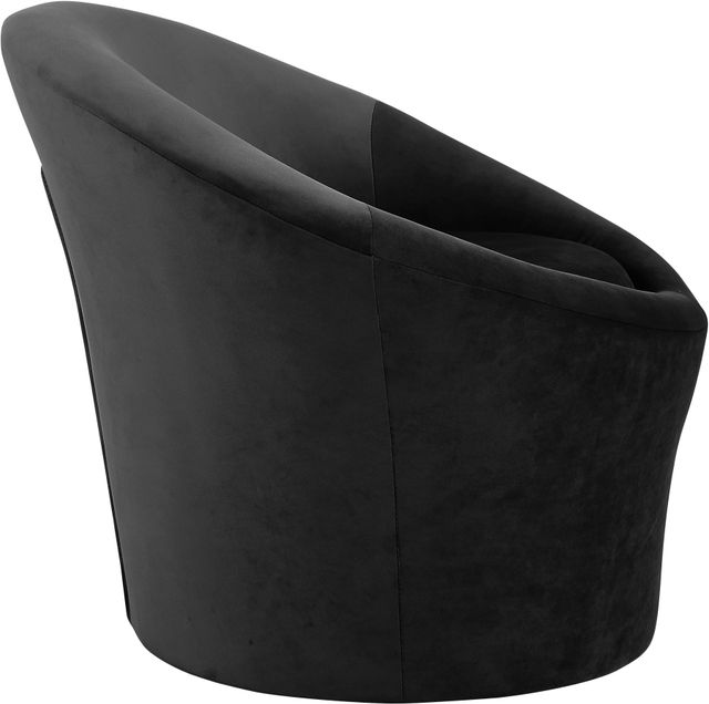 Meridian Furniture Tristan Black Velvet Upholstered Accent Chair-2