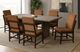 Elements International Brisbane 7-Piece Brown Dining Table Set-1