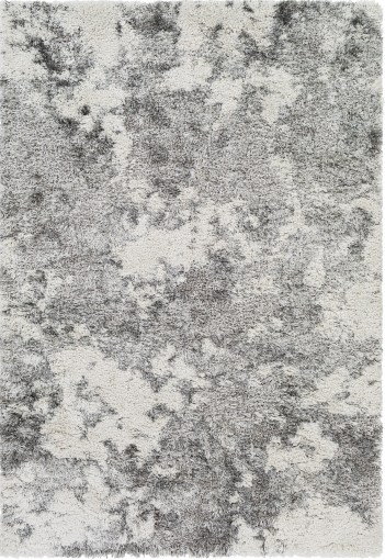 Surya Alta Shag Gray/Off-White 5'x7' Area Rug-0