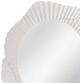 Bassett Mirror Petal Matte White Leaf Wall Mirror-3