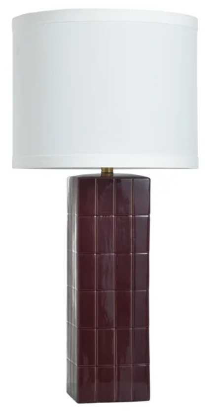 Stylecraft Matilda Burgandy Table Lamp-0
