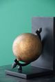 A & B Home Black/Gold Sphere Bookends-5